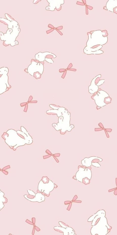 cute Easter wallpaper: pink bunnies and bows Cute Easter Wallpaper, Easter Wallpaper Iphone, I Phone 7 Wallpaper, Spring Magic, Wallpaper Iphone Lucu, Bow Wallpaper, Cocoppa Wallpaper, Easter Wallpaper, Bunny Wallpaper