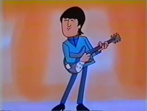 John Lennon Cartoon, The Beatles Cartoon, Beatles Cartoon, Personajes Studio Ghibli, The Fab Four, Big Noses, British Men, Me Tv, John Lennon