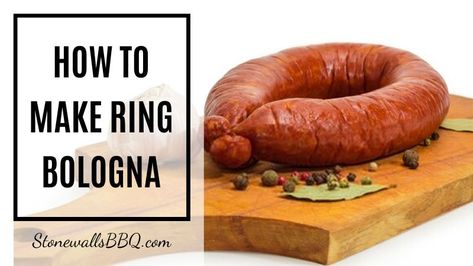 How to Make Ring Bologna at Home (Easy Steps Anyone Can Follow) Homemade Bologna, Ring Bologna, Make Ring, Black Pepper Beef, Spice Combinations, Sausage Making, Beef Round, Sausage Casing, Home Simple