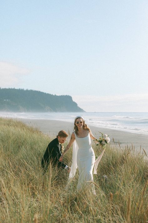 Airbnb Wedding, Beach Wedding Dress Boho, Wedding Week, Color Number, Note Box, Coast Wedding, California Coast, Wedding Dreams, White Wedding Dresses