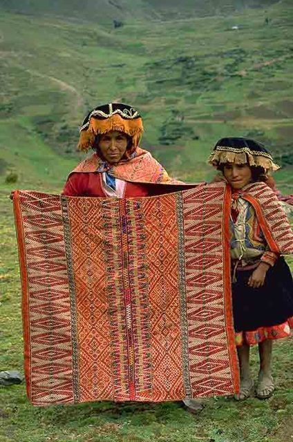 South American Textiles, Sacred Water, Complex Patterns, Peruvian Textiles, Global Textiles, Natural Area Rugs, Peru Travel, Weaving Textiles, Rugs Handmade