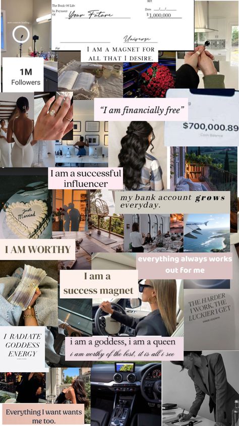 Vision Board Themes, Vision Board Pics, Vision Board Collage, Business Vision Board, Manifesting Vision Board, Vision Board Examples, Vision Board Images, Vision Board Wallpaper, Business Woman Successful