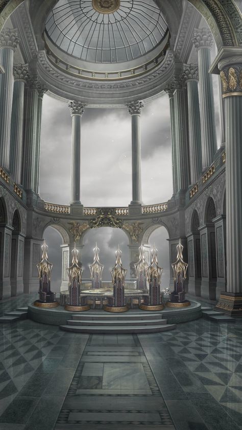 Learn Animation, Episode Backgrounds, Jesus Christ Artwork, Throne Room, Sky Garden, Fantasy Castle, Fantasy Places, Fantasy Art Landscapes, Fantasy Aesthetic