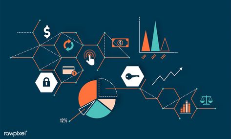 Illustration of data analysis graph | free image by rawpixel.com Data Graphic Design, Data Graphic, Cool Background Designs, Cool Powerpoint, Black Paper Background, Ideas Baños, Vintage Paper Textures, Data Visualization Tools, Linkedin Background