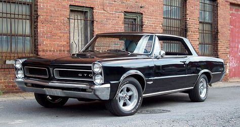 Stunning Black 1965 GTO 65 Gto, 1965 Gto, 1965 Pontiac Gto, Us Cars, Pontiac Gto, Family Car, American Muscle, American Muscle Cars, Barn Finds