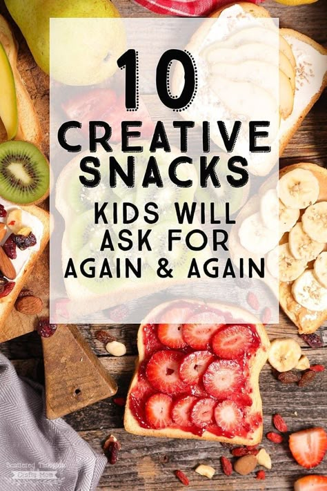 Creative Snack Ideas, School Snack Ideas, Snacks Kids, School Snacks For Kids, Creative Snacks, Crafty Mom, School Snack, Toddler Snacks, After School Snacks