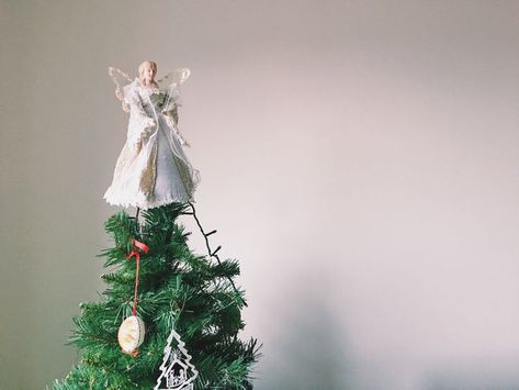 The History Behind the Christmas Tree Angel Topper Angel Topper, Christmas History, Christmas Tree Angel, Tree Angel, Angel Christmas Tree Topper, Tree Collar, Angel Tree Topper, Homemade Ornaments, Fairy Tree