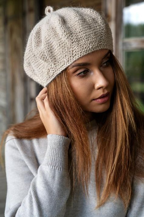 Hand  knitted alpaca beret offers the timeless style of the French style beret with the softness of alpaca wool. A French symbol, knitted woolen beret is a one size beret. It is the ideal gift for those who wish to give an exceptional present. THINGS NEED TO KNOW ABOUT ALPACA WOOL:Alpaca fiber is much like sheep’s wool, but warmer. It is lacking in lanolin, which makes it hypoallergenic and also allows it to be processed without the need for high temperatures or harsh chemicals in washing.Alpaca Style Beret, Slouch Beanie Hats, Woolen Cap, Crochet Beret, Knitted Beret, Style Français, Mother Daughter Gifts, Crochet Cap, Wool Caps