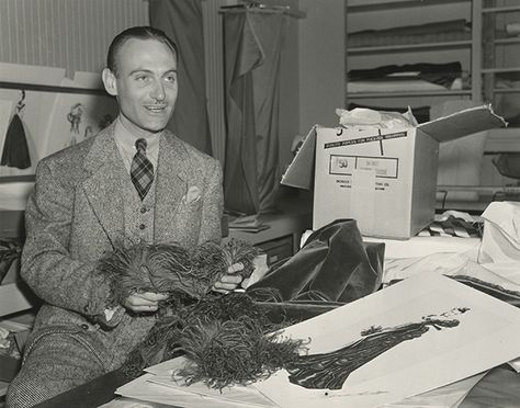 Photo Credit: Image courtesy Harry Ransom Center. <em>Gone with the Wind</em> costume designer Walter Plunkett. Walter Plunkett, Wind Garden, An American In Paris, Hollywood Costume, Old Hollywood Movies, Olivia De Havilland, Tomorrow Is Another Day, Vivien Leigh, Go To Movies