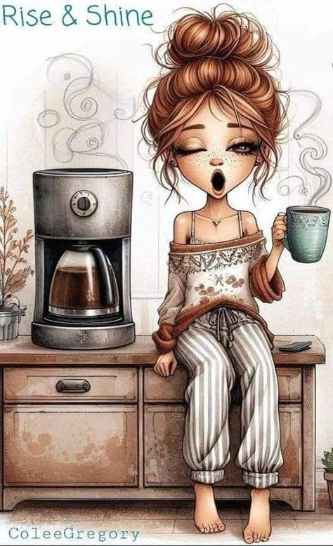 Black Colour Background, Good Morning Funny Pictures, Morning Coffee Images, Good Morning Sweetheart Quotes, Coffee With Friends, Cute Good Morning Quotes, Girly Wall Art, Good Morning Funny, Cute Good Morning