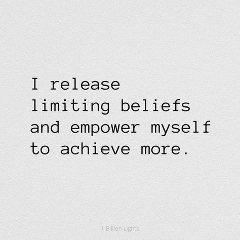 Self Belief Quotes Affirmations, Limited Belief Quotes, Release Limiting Beliefs Affirmations, Quotes For Self Belief, Releasing Limiting Beliefs, Self Limiting Beliefs Affirmations, How To Release Limiting Beliefs, Self Employed Affirmations, Self Limiting Beliefs Quotes