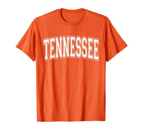 PRICES MAY VARY. Tennessee TN Vintage Style White Text. For all that love Tennessee, TN, US, USA. For all with Tennesseean Roots. Lightweight, Classic fit, Double-needle sleeve and bottom hem Prison Jumpsuit, Tennessee Shirt, Tennessee Vols, Tennessee Football, Gifts Men, Text T Shirt, Orange T Shirt, Trend T Shirt, Costume Shirts