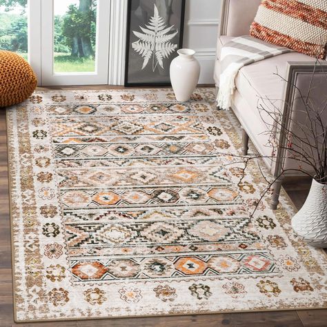 PRICES MAY VARY. [Bohemian Trendy] - Get the look of a distinctive boho design and distressed moroccan trellis patterns,it showcases colorful exquisite diamonds which cheer up your home.Wonnitar bohemian rug elevates the ambiance of room it is placed in and perfect for any transitional space. [Design for High Traffic] - Crafted with durability in mind, this rug is specifically designed to withstand high traffic areas.Sleek and functional 0.15" pile height allows for convenient placement in entry Placement Of Bedroom Rug, Placement Of Rugs In Bedroom, Large Bedroom Rug, Large Bedroom Rugs, Nursery Bathroom, Living Room Mats, Bedroom Throw, Bathroom Entrance, Moroccan Bedroom