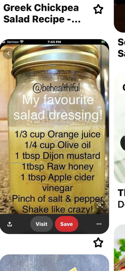 Resep Salad, Favorite Salad, Salad Dressing Recipes Homemade, Homemade Salads, Homemade Dressing, Homemade Salad Dressing, Deilig Mat, Salad Dressing Recipes, Salad Dressings