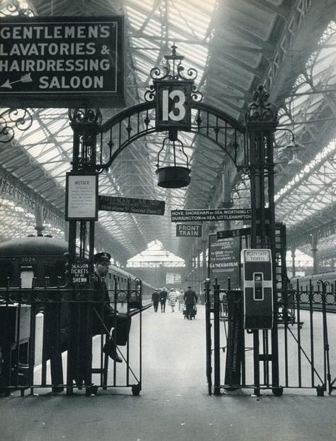 Victorian Train Station Aesthetic, 1920s Train Station, Old Train Station Aesthetic, Victorian Train Station, London Victoria Station, Old Railway Station, Victoria Station London, Stuffed Giraffe, London Overground