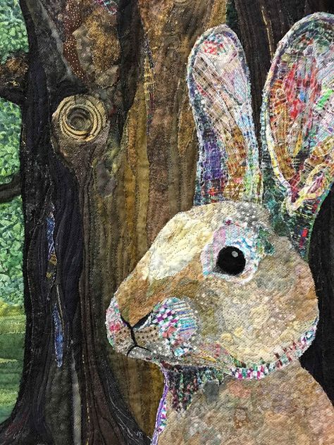 Cooking Photography, Applique Art, Bunny Quilt, Cat Patch, The Quilt Show, Creative Textiles, Landscape Quilts, Animal Quilts, Textile Fiber Art