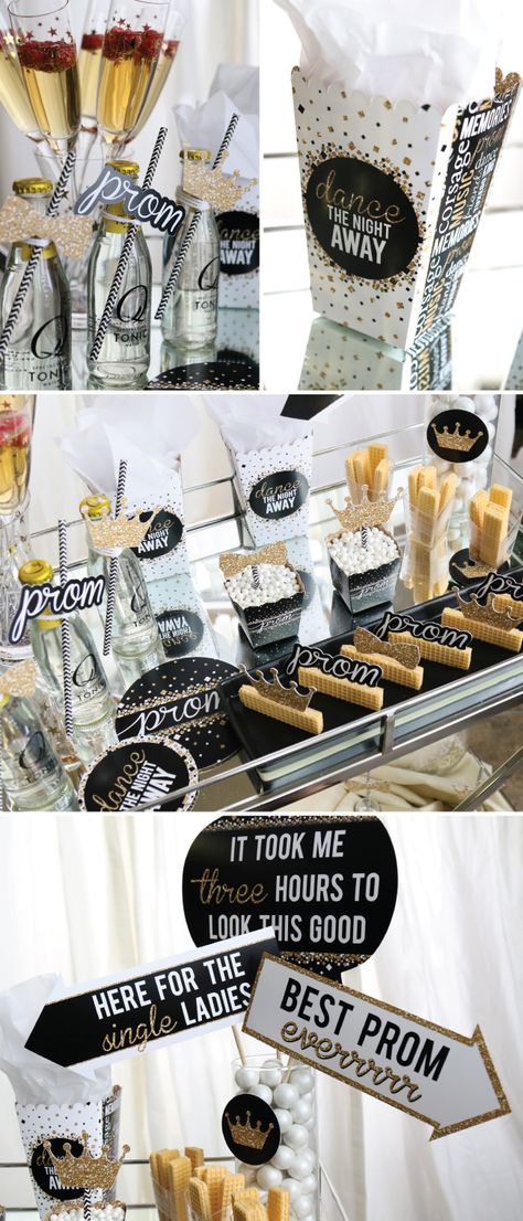 Formal Table Decorations, Black Tie Prom, Prom Theme Party, Prom Party Ideas, Prom Party Decorations, Prom Decorations, Prom Planning, Party Planning Business, Unique Party Ideas