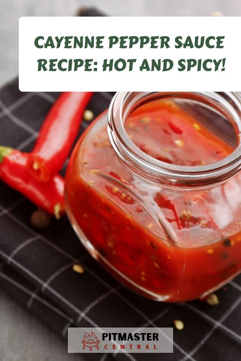 Turn up the heat with this 'Cayenne Pepper Sauce' recipe, a hot and spicy condiment that's perfect for adding a fiery touch to your dishes. Made with fresh cayenne peppers, vinegar, and garlic, this sauce packs a punch while being rich in flavor. Whether you're drizzling it over tacos, eggs, or using it as a marinade, this homemade hot sauce is a must-have for spice lovers and adventurous cooks. Cayenne Pepper Uses, Fresh Cayenne Pepper Uses, Cayenne Pepper Hot Sauce Recipe, Green Cayenne Pepper Recipes, Fresh Cayenne Pepper Recipes, Pickled Cayenne Peppers Recipe, Hot Sausage Recipes, Cayenne Pepper Recipes, Hot Sauce Recipe