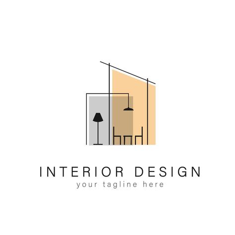 Interior Design Logo Inspiration, Architect Portfolio Design, Interior Designer Business Card, Interior Design Logo, Architect Logo, Logo Branding Design, Design Studio Logo, Architecture Logo, Decor Logo