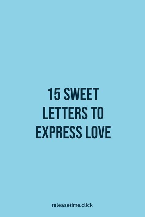 Looking for touchingly sweet ways to say 'I love you'? Discover 15 heartfelt letters that you can use as templates or inspiration for expressing your feelings to partners, family, or friends. Whether celebrating a special occasion or just wanting to brighten someone's day, these beautiful letter ideas will help you convey your love in true sincerity. Learn how the power of written words can bring warmth and meaning to your relationships with these thoughtful messages! Sweet Letters, Thoughtful Messages, You Are My Rock, Letter Ideas, Expressing Love, Express Love, Self Compassion, More Than Words, I Am Grateful