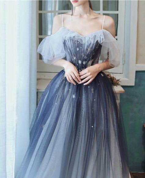 Fantasy Prom Dress, Cottagecore Prom Dress, Star Prom Dress, Strap Prom Dress, Themed Prom Dresses, Flowy Prom Dresses, Fairy Prom Dress, Royal Bedroom, Satin Mermaid Wedding Dress