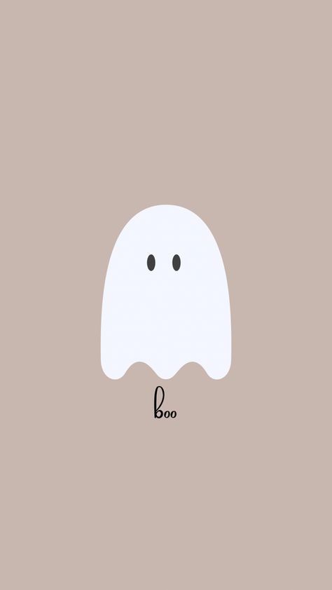 Halloween Ghost Wallpaper Iphone, White Halloween Background, Boo Wallpaper Aesthetic, Cute Tan Wallpaper, Neutral Halloween Wallpaper, Autumn Aesthetic White, Neutral Fall Background, Neutral Background Wallpapers, Aesthetic Ghost Wallpaper