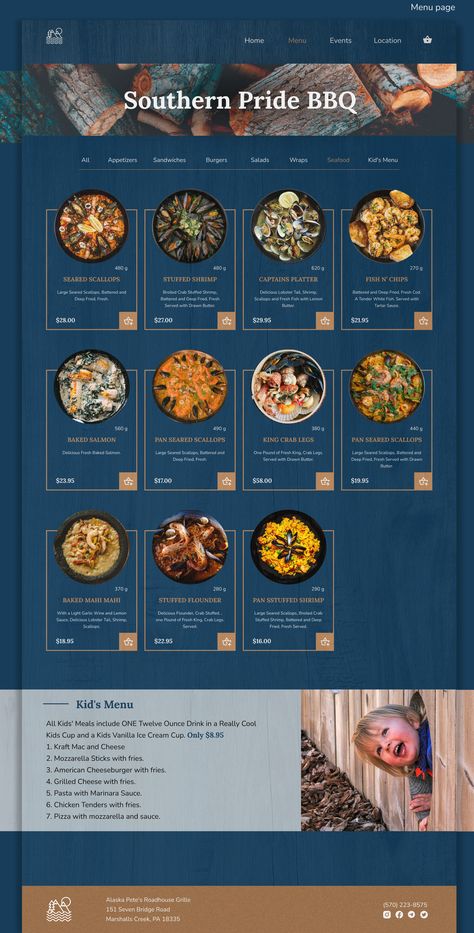 Restaurant Menu Design Website, Digital Menu Design Ideas, One Page Menu Design, Menu Design Website, Restaurant Menu Design Ideas, Digital Menu Design, Website Menu Design, Menu Engineering, Pasta Menu