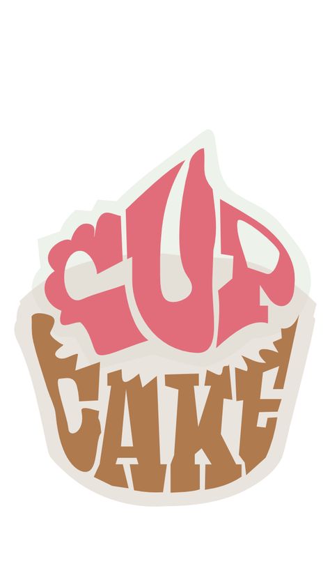 Cupcake made of text by John LeMasney via 365sketches.org Typography Artwork Illustration, Cupcake Graphic Design, Word Illustration Art, Front Design Text, Cupcake Letters, Text Drawings, Food Lettering, Word Art Typography, Text Drawing