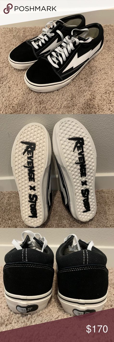 Revenge VANS storm sneakers Classic black Only worn once Perfect condition revenge storms Shoes Sneakers Revenge Vans, Revenge X Storm, Black Only, Mens Shoes Sneakers, Vans Sneaker, Revenge, Classic Black, Men's Shoes, Shoes Sneakers