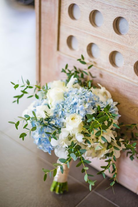 Something Blue Blue Hydrangea Bouquet, White Rose Wedding Bouquet, Hydrangea Bouquet Wedding, Hydrangea Wedding, Diy Bridal Bouquet, White Roses Wedding, Blue Wedding Bouquet, Hydrangea Bouquet, Hydrangeas Wedding