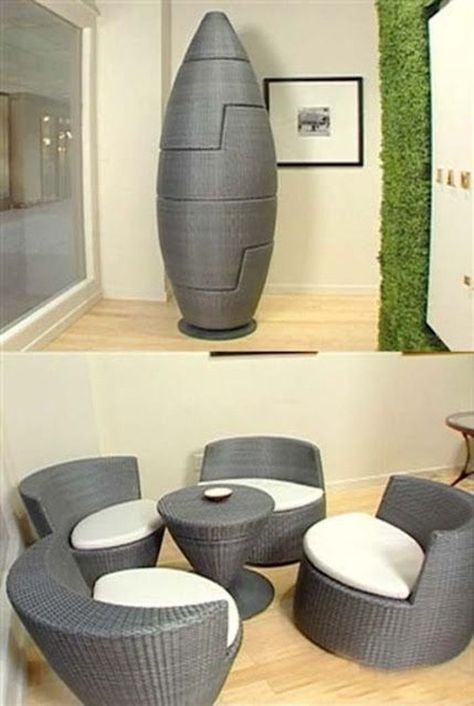 Stop it! Space Saving Ideas For Home, Stackable Furniture, घर की सजावट, Space Saving Furniture, Design Case, Design Product, Furniture For Small Spaces, 인테리어 디자인, تصميم داخلي