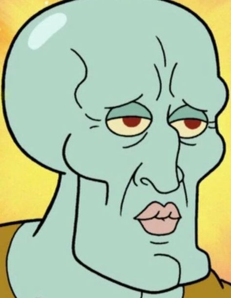 Funny Spongebob Faces, Squidward Funny, Humor Spongebob, Squidward Meme, Bob Meme, Handsome Squidward, Spongebob Funny Pictures, Spongebob Faces, Bored Board