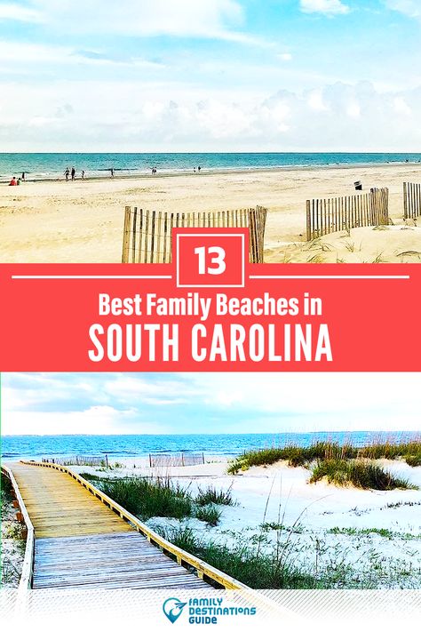 Want to see the top kid-friendly beaches in South Carolina? We’re FamilyDestinationsGuide, and we’re here to help: Discover the best family beaches in South Carolina - so you get memories that last a lifetime! #southcarolina #southcarolinavacation #southcarolinabeaches #southcarolinawithkids #familyvacation #beaches Bachelorette Charleston, Beaches In South Carolina, Myrtle Beach Family Vacation, Myrtle Beach State Park, Best Family Beaches, South Carolina Vacation, Edisto Beach, South Carolina Travel, Surfside Beach