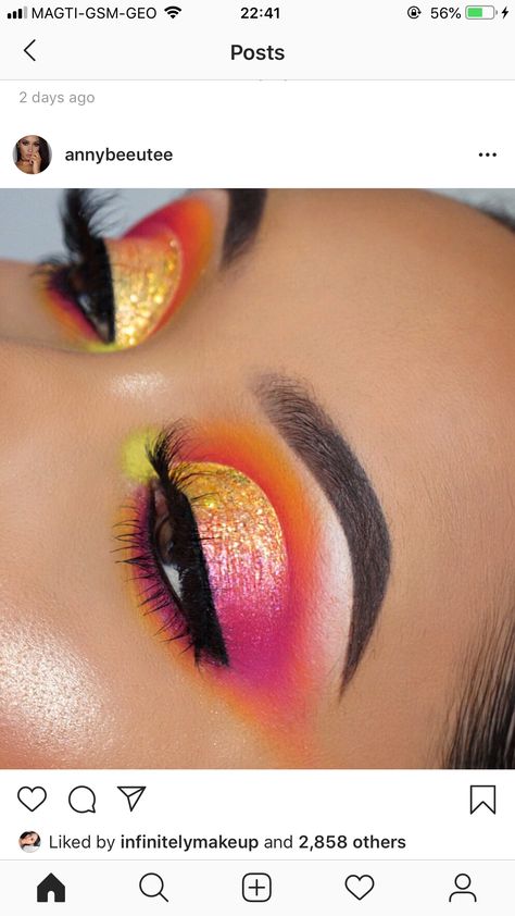 Eye Makeup Cut Crease, Neon Eyeshadow, Drag Make-up, Beautiful Eye Makeup, Eye Makeup Designs, Colorful Eye Makeup, Bold Makeup, Makeup Eye Looks, Creative Eye Makeup