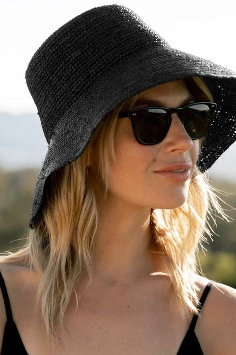 13 Packable Sun Hats for Your Every Outdoor Experience This Summer #purewow #summer #sunscreen #hat #fashion #accessories Straw Sun Hats For Women, Chic Sun Hat, Hats For Woman, Summer Beach Hats For Women, Travel Sun Hats For Women, Sun Bucket Hat, Beach Sun Hat, Womens Sun Hats Summer, Hats For The Beach