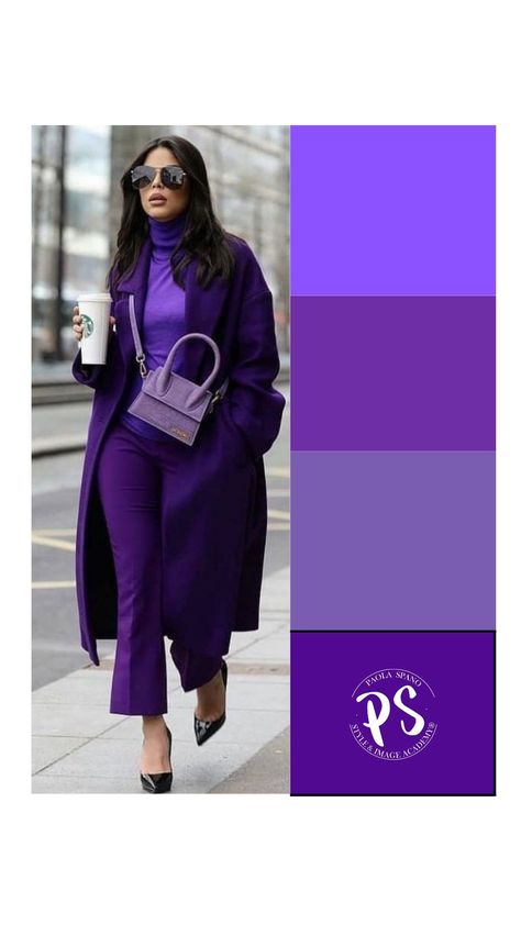 Purple Trousers Outfit, Outfit Colour Combinations, Fashion Color Combinations, Purple Fashion Outfit, Paola Style, Weird Photos, Colour Combinations Fashion, Color Combos Outfit, 2piece Outfits