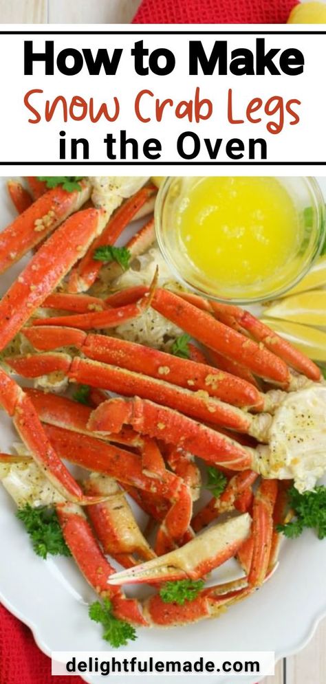 Snow Crab Legs Recipe Baked, Snow Crab Legs Recipe, Crab Legs In The Oven, Crab Legs Boil, Steamed Crab Legs, Crab Bake, Cooking Crab Legs, Cooking Crab, Crab Legs Recipe