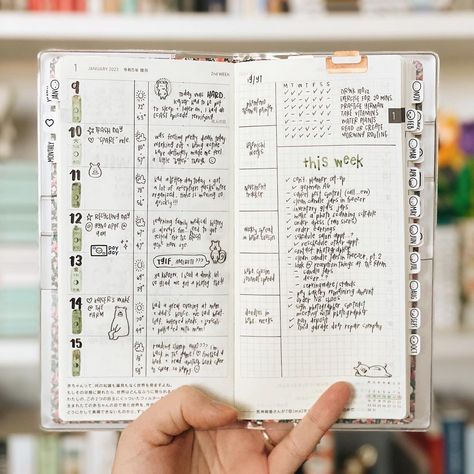 Muji Gel Pens, Hobonichi Inspiration, Moleskine Weekly Planner, Journal Content, Hobonichi Ideas, Travelers Notebook Setup, Note Aesthetic, Hobo Weeks, Tombow Fudenosuke