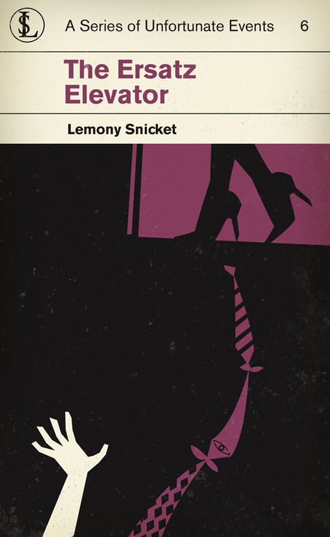 Lemony Snicket Redesign on Behance The Series Of Unfortunate Events, Lemony Snicket Series, The Ersatz Elevator, Unfortunate Events Books, Harry Potter Book Covers, Lemony Snicket, Unfortunate Events, Penguin Classics, A Series Of Unfortunate Events