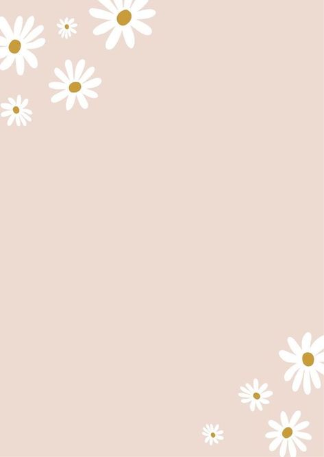 Daisy Baby Shower Theme Pink, Daisy Invitations, Daisy Background, Flower Birthday Party, Baby Birthday Decorations, Daisy Party, Invitation Background, Simple Phone Wallpapers, Flower Invitation