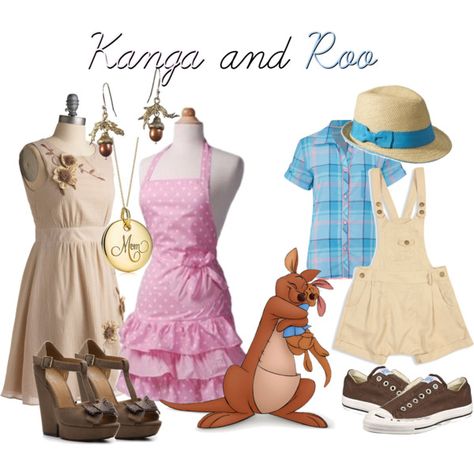 Kanga And Roo Disneybound, Kanga And Roo, Disney Bounds, Disney Bounding, Winnie The Pooh Friends, Disney Bound Outfits, Disney Fashion, Disney Outfits, Disney Style