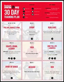 ScottyFree Fitness: Spartan Race 30 Day Training Plan Spartan Training Plan, Spartan Race Training Workouts, Spartan Run, Spartan Training, Spartan Sprint, Spartan Workout, Spartan Race Training, Crossfit Workouts Wod, Strength Training Plan