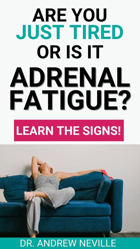 Are you chronically tired and wondering how to know if you have adrenal fatigue?  Some fatigue is normal, but prolonged fatigue is a major symptom of adrenal fatigue that can feel debilitating.  Read this post to learn signs & symptoms of adrenal fatigue and take the next step to healing adrenal fatigue today! Causes Of Fatigue In Women, Adrenal Fatigue Symptoms Signs, Adrenal Fatigue Symptoms Remedies, Symptoms Of Adrenal Fatigue, Signs Of Adrenal Fatigue, Fatigue Remedies, Extreme Fatigue, Causes Of Fatigue, Severe Fatigue