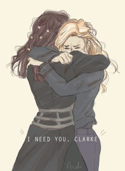 clexa Sisters Drawing, Lexa Y Clarke, Clarke And Lexa, Friends Sketch, Lexa The 100, The 100 Clexa, Best Friend Wallpaper, Best Friend Drawings, Bff Drawings