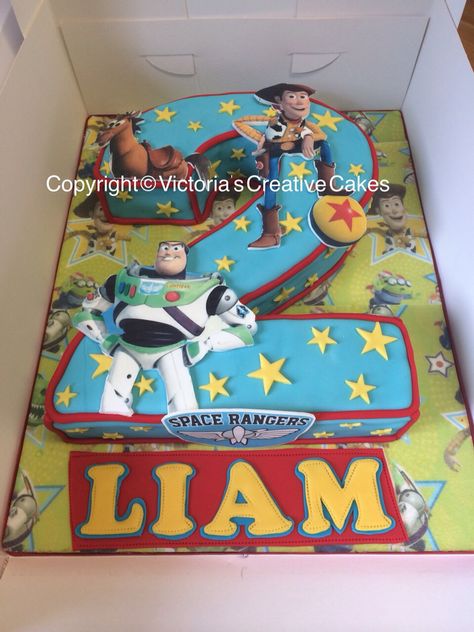 Toy story number cake Toy Story Number Cake, Toy Story Cupcake Cake, Cake Ideas Homemade, Number 2 Toy Story Cake, Toy Story Sheet Cake, Toy Story Cake Ideas, Toy Story Easy Cake, 1 Tier Toy Story Cake, Toy Story Cake One Tier