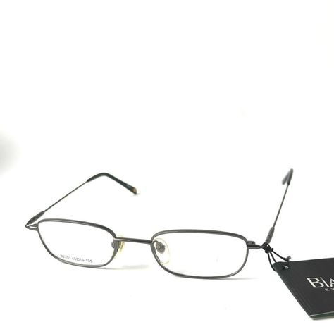 B2201 Gun Biacci Eyewear Vintage Dark Silver Wire Frame Rectangular Glasses Full Rim Eyeglasses Frames Deadstock Early 2000s Vintage Y2k Glasses Biacci Bayoneta Glasses The Perfect Pair Of Eyeglasses For The Office Siren Bayonetta Look Featuring Biacci Logo On The Lens Similar Gentle Monster Collection These Are Non Prescription Lenses So Just A Clear Lens. Best For Small Sized Heads!!! Brand New W Tags Size 48mm Eye Size 19 Mm Bridge Width 135 Mm Temple Length Comes With Biacci Aluminum Case An Rectangular Frames Eyeglasses, Rectangular Glasses Aesthetic, Y2k Eyeglasses, Aviator Glasses Frames, Bayonetta Glasses, Y2k Glasses, Rectangular Glasses, Monster Collection, Oakley Glasses