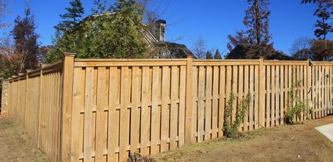 Fence Panels Ideas, Fence Panels Ideas Decor, Backyard Fence Design, Decorative Privacy Fence, How To Make Fence, Shadow Box Fence, Decorative Post, Fence Backyard, Wood Fence Post