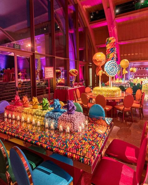 Chocolate Store Design, Baby 2024, Lollipop Decorations, Wonka Party, Candy Room, Willy Wonka Party, 30th Birthday Bash, Theme Hotel, Parallel Art