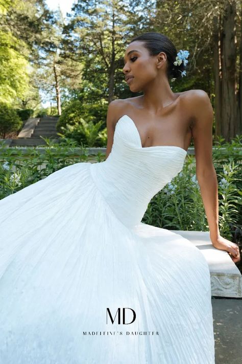 Lafayette by Jenny Yoo 90's inspired drop waist textured wedding dress with a sweetheart neckline and an A-line silhouette. Wedding Dress Jenny Yoo, Jenny By Jenny Yoo, Drop Waist Wedding Dress, Jenny Yoo Bridal, Asymmetrical Wedding Dress, Plain Wedding Dress, Chic Brides, Couture Wedding Gowns, Dream Wedding Ideas Dresses