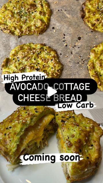 Coach Amy | Fat Loss & Fitness Coach on Instagram: "FAT TO FIT RECIPE #12

Avocado-Cottage Cheese Bread

Another Protein rich "bread" to help you stay on track toward your FAT LOSS goals. I give this a 9/10 and absolutely loved it.  I felt it was more "bread-like" than the Cottage Cheese Flat Bread. 

Recipe (Fat To Fit Version) 
*1 large Avocado 
*1 cup Cottage Cheese @good_culture 
*1 Organic Pasture Raised Egg
*Dash or Sea Salt @redmondrealsalt 
*Mash and Mix together
*Everything Bagel Seasoning 
*Bake at 400 for 30 min

Each Avocado "bread" has 
9 G protein/ 0 added sugar/low carb

Fat To Fit Turkey Burger
*2 Avocado "Bread/Buns"
*1 Turkey Burger @traderjoes 
*Sauerkraut
*1 Fried Organic Pasture Raised Egg
*Raw Blue Cheese Crumbles
*Mayo @primalkitchenfoods 
46g protein/ 0 added sugar/ High Protein Avacodo Bread, Avocado And Cottage Cheese Bread, High Protein Avocado Bread With Cottage Cheese, Avocado Egg Cheese Bread, Cottage Cheese Avocado Recipes, Avocado Flat Bread Recipe, Avocado And Cottage Cheese Toast, Avocado Cottage Cheese Egg Bread, Avocado Bread With Cottage Cheese